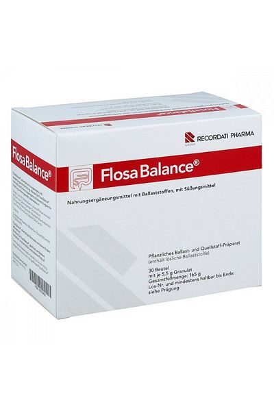 RECORDATI Food Supplement, Recordati Pharma, Flosa Balance, Prebiotic Digestive Fibre, 30 sachets