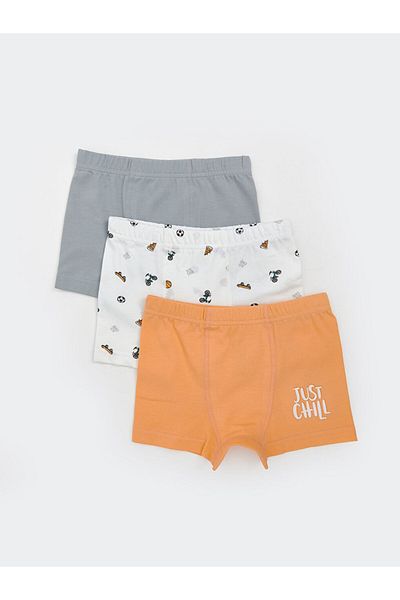 LC Waikiki New Season Printed Boy's Boxer 3-Piece - S5O423Z1