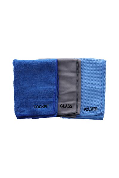 AUTOSMART 3-Piece Microfiber Cloth