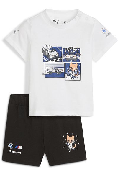 Puma BMW M Motorsport Essentials Short Sleeve Set Toddlers