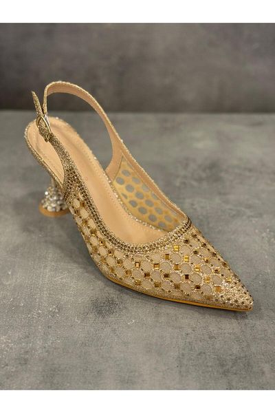 Guja Heeled Shoes Natural Stone Looking Ultra Comfortable Comfort Soles