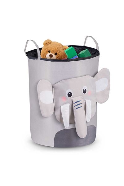 shumee Nukido toy basket - Gray elephant
