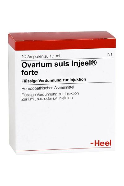 Heel Supplement, Heel, Ovarian, Adjuvant in Menstrual Problems, 10 vials x 1.1ml