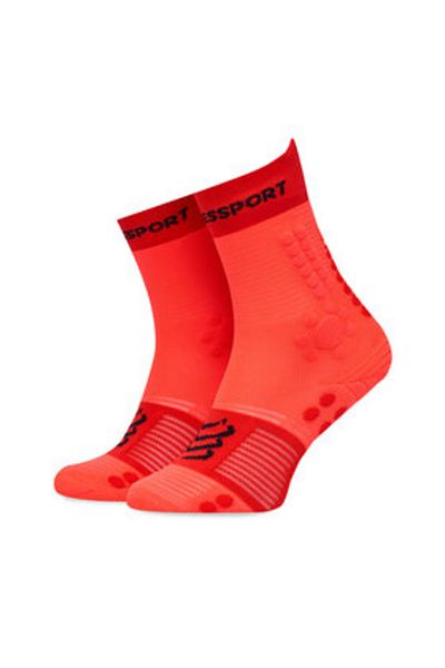 Compressport Women's, Men's, Unisex High socks unisex red COMPRESSPORT-XU00048B3091 FLUO RED/BLACK