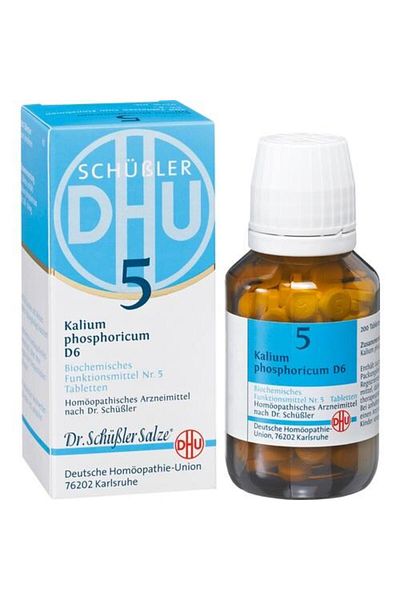 DHU Mineral Salts, DHU, Schussler, Magnesium Phosphoricum D6 No. 5, 200 granules