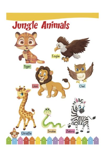 İhtiyacımVar İngilizce Etkinlik Çalışmaları 5'li Set Çocuklar Için Eğlenceli Etkinlik