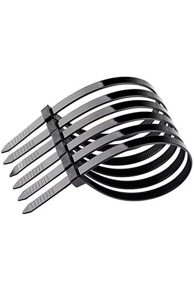 Yuwell YU WELL ECRAB Cable Zip Ties Heavy Duty 12 Inch 100 Pack, ECRAB UV Resistant 120 Pounds Strong Nylon