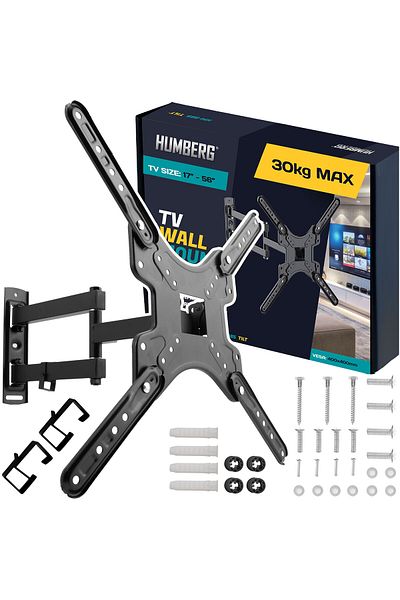 shumee Humberg TV Stand 17-56 inci 30 kg