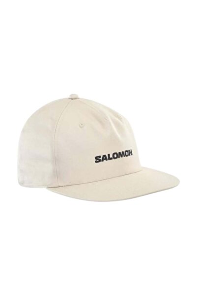 Salomon Cap Flat U Lc2528200 Men Beige Hat