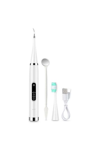divendi-ro 2 in 1 electric toothbrush with tartar removal head, multiple cleaning modes - Turquoise
