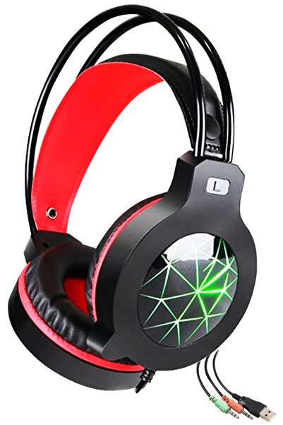 DigiMonster 6920 Ledli Gaming Mikrofonlu Oyuncu Kulaklığı 3.5 mm Jack Bağlant...