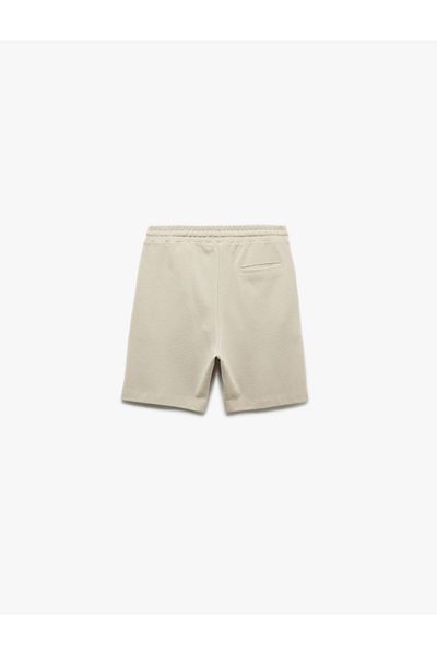 Koton Bermuda Shorts with Pockets and Waist Ties
