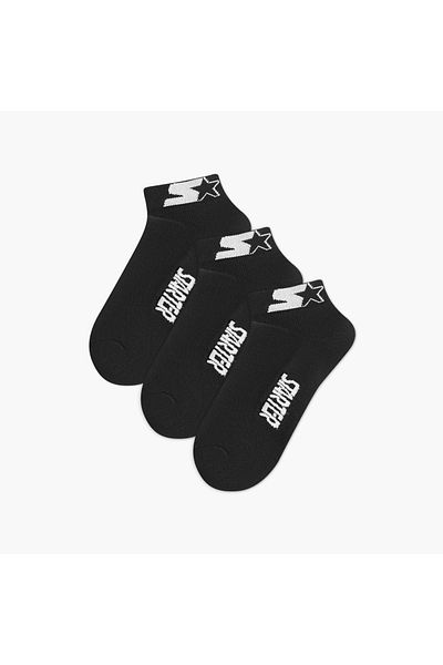 Starter Set of 3 - Starter Logo Print Ankle Length Socks