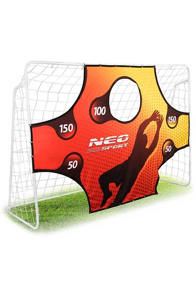 shumee Football goal 245 x 155 x 80 cm + goal mat