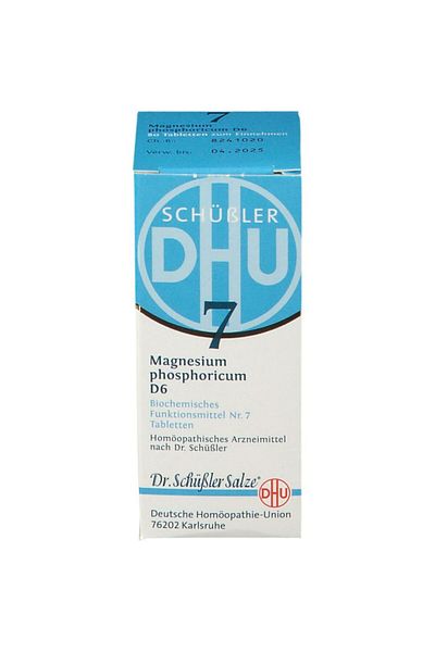 DHU Mineral Salts, DHU, Schussler, Magnesium Phosphoricum D6, 200 granules