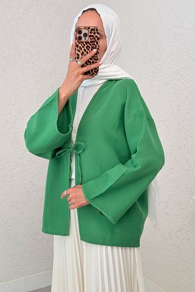 Salih Çelebi Lina Kimono 43434 - Green