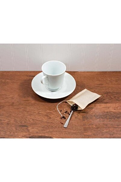 HIC 100-Piece Chlorine-Free Unbleached Paper Tea Bags Beige 3.125 x 2.375inch