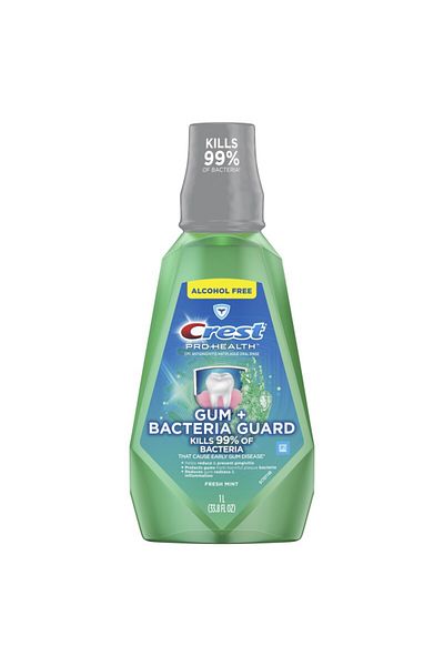 CREST Mouthwash, Crest, Pro-Health, Gum Bacteria Guard, Against Bacteria and Gum Infection, 1000ml