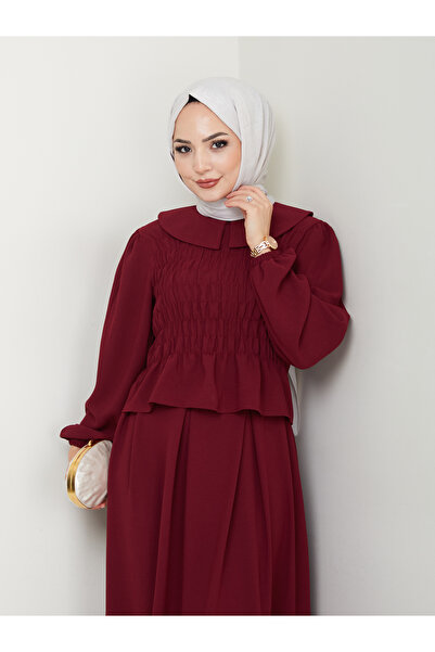 EFSUN MODA ΣΕΤ ΜΠΛΟΥΖΑ ΜΕ ΦΟΥΣΤΑ ΚΑΙ ΚΡΕΜΑΣΤΟ ΚΟΥΤΑΚΙ ΒΡΕΦΙΚΟ