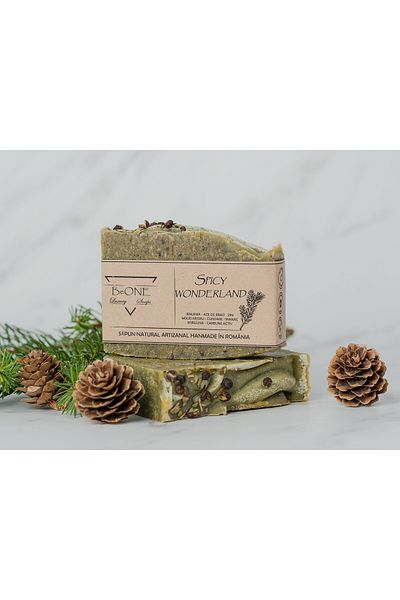 BeOne Cosmetics Spicy Wonderland - sapun artizanal handmade anti pete pigmentare, aroma alpina intensa