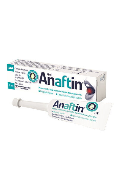 Anaftin Dental Gel, Menarini, Anaftin, Against Minor Toothache and Cold Sores...