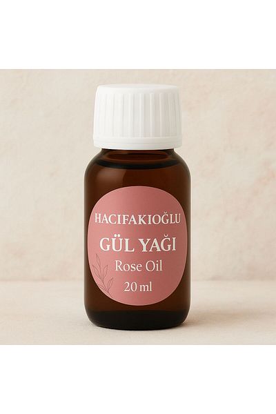 HACIFAKIOĞLU Rose Oil 20ml - Skin Oil Rose Oil Skin Oil - Pure and Natural Cold Pressed