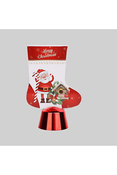 divendi-ro Set de 3 figurine decorative de Crăciun, în formă de șosetă, albe ...