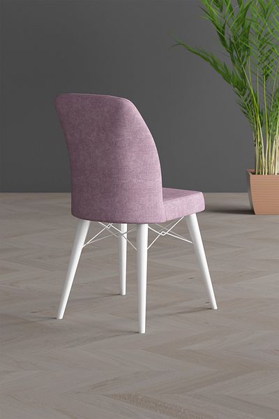 Casafun Scaun Cafe Fun, productie speciala pentru cafenea, restaurant si terase HORECA, picioare lemn ALB