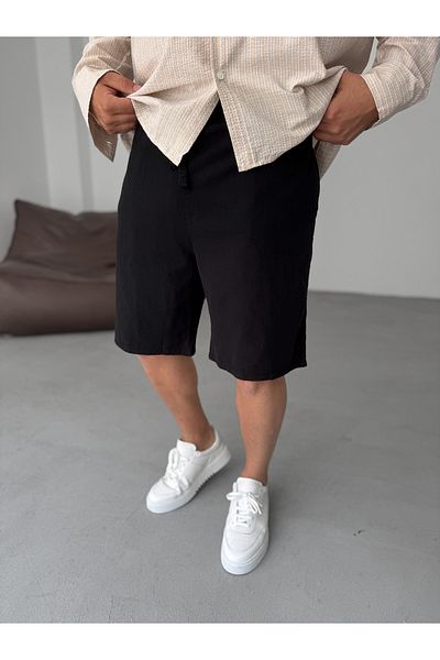 BYBASICMAN Black Fresh Fabric Basic Shorts Yp-5003