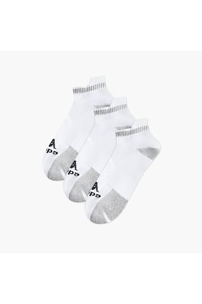 Kappa Set of 3 - Kappa Striped Ankle Length Half Terry Socks