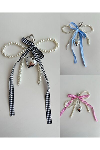 ELAS HOME Geantă Charmi cu inimă de perle