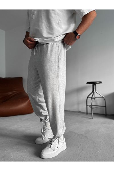 BYBASICMAN Light Gray Basic Stopper Tracksuit Ke-7018