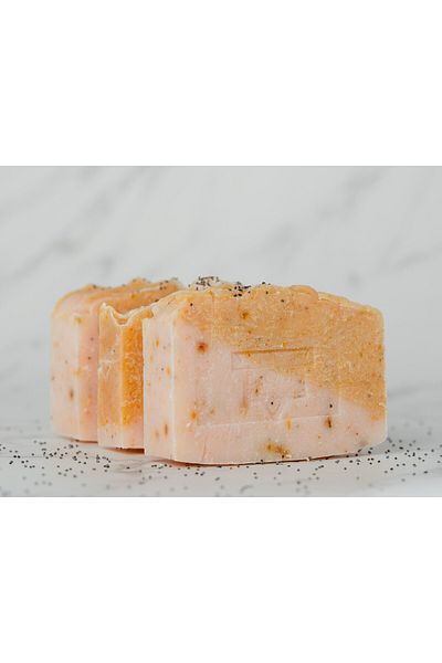BeOne Cosmetics Opium Scrub - handmade anti-cellulite soap, lemongrass, lemon and grapefruit aroma