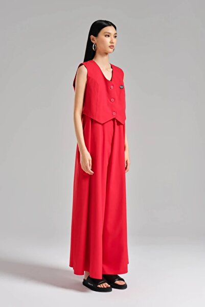 tw3 Women's Vest Two Piece Design Salopet Jumpsuit