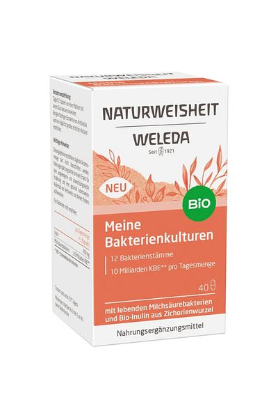 Weleda Supliment Alimentar, Weleda, Meine Bakterienkulturen, cu Tulpini de Bacterii Lactice Vii 40 capsule