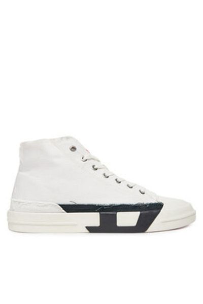 Diesel Men's Sneakers white DIESEL-Y03505PR012 HA686 BRIGHT WHITE/BLACK