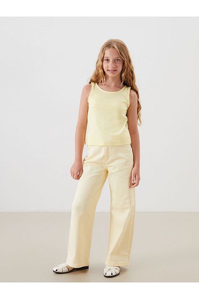 LC Waikiki Girl's Cotton Slim Fit