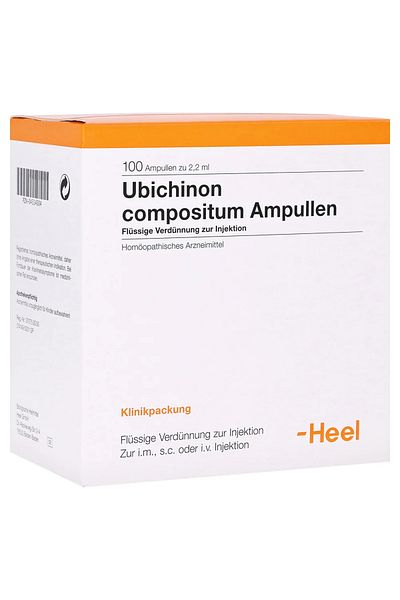 Heel Supplement, Heel, Ubichinone, Antioxidant Effect, 100 vials x 2.2ml