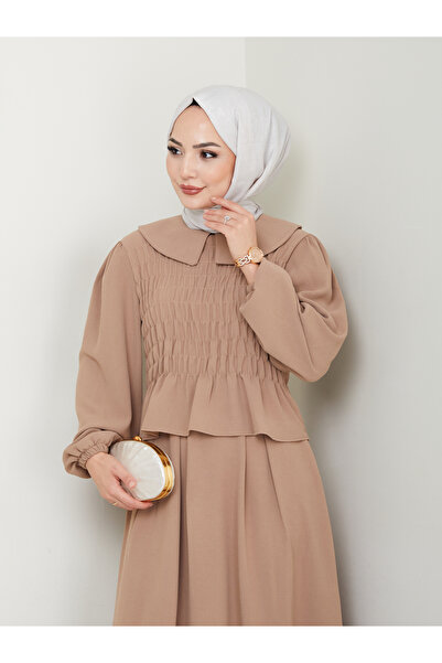 EFSUN MODA ΣΕΤ ΜΠΛΟΥΖΑ ΜΕ ΦΟΥΣΤΑ ΚΑΙ ΚΡΕΜΑΣΤΟ ΚΟΥΤΑΚΙ ΒΡΕΦΙΚΟ