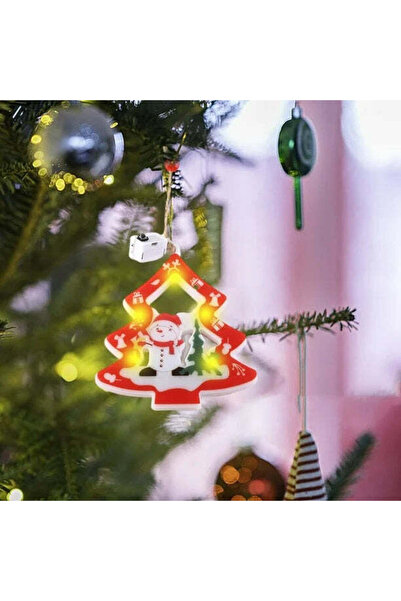 divendi-ro Set de 5 luminițe de Crăciun aprinse, alb/roșu