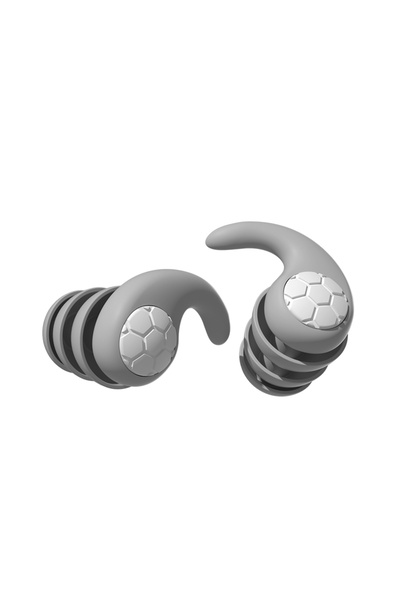 Choice زوج واحد من سدادات الأذن للنوم باللون الرمادي، سدادات أذن ناعمة مضادة ...