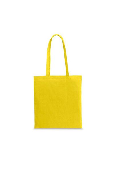 dalimag Sacosa din bumbac 100%, 37 x 41 cm, manere 75 cm, Galben, Dalimag
