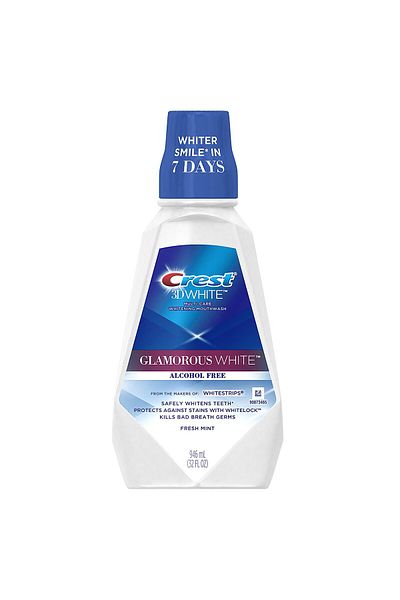 CREST 3D Glamorous White Mouthwash, Intensive Whitening, from Whitestrips manufacturers, 946ml