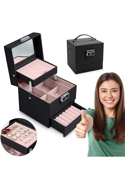 shumee Jewelry box MS-703 Massido - black