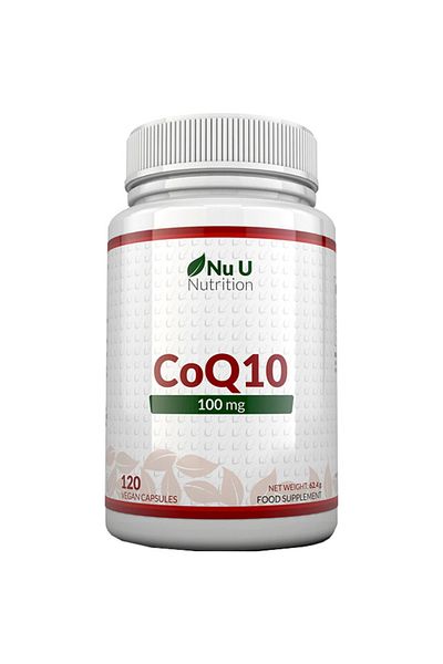 Nu U Nutriton Food Supplement, Nu U Nutriton, CoQ10, Antioxidant Effect, Vegan, Lactose Free, 120 Capsules