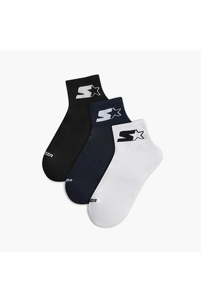 Starter Set of 3 - Starter Printed Ankle Length Socks