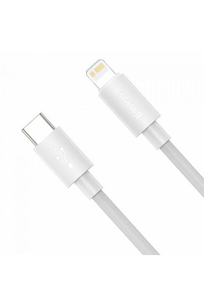 Baseus Data Cable Type-C to Lightning 20W, 480Mbps, 1.5m (set 2) - (TZCATLZJ-02) - White