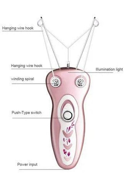 daling YU WELL Electric Cotton Thread Epilator Lady Facial threading Hair Remover for Women, Automatic Thre