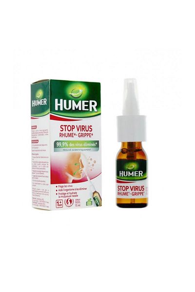 Humer Nasal Spray, Humer, Stop Virus, Protects Nasal Mucosa Against Viruses, 15ml