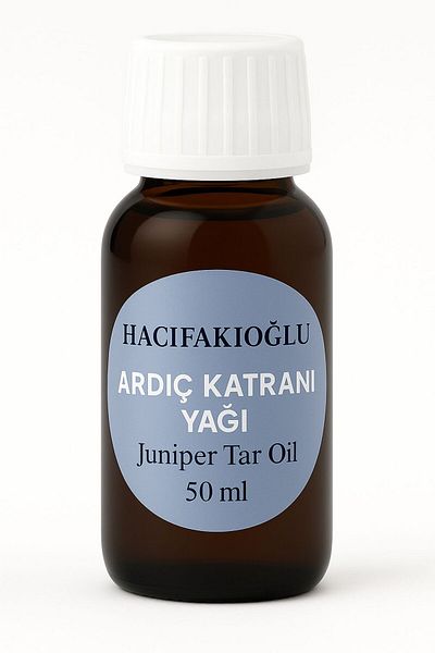 HACIFAKIOĞLU Juniper Tar Oil Cold Pressed 100% Pure and Natural 50 ml